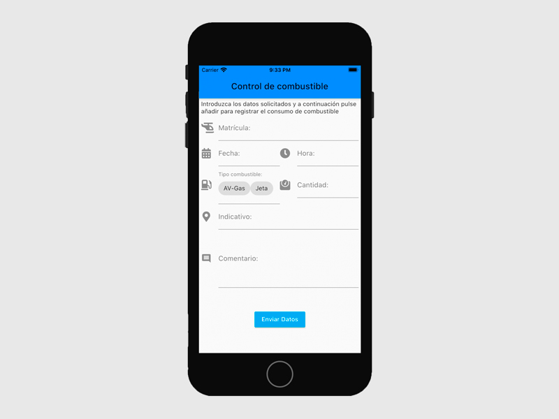 Application design - Fuel control